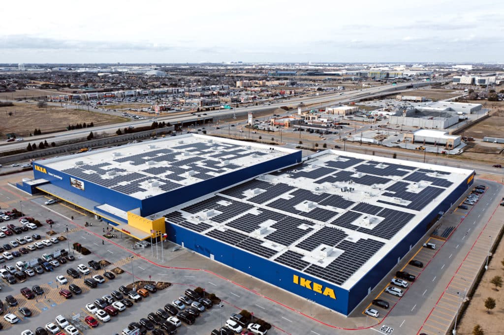 DWS Energy Dallas 1000 Ikea Way solar project